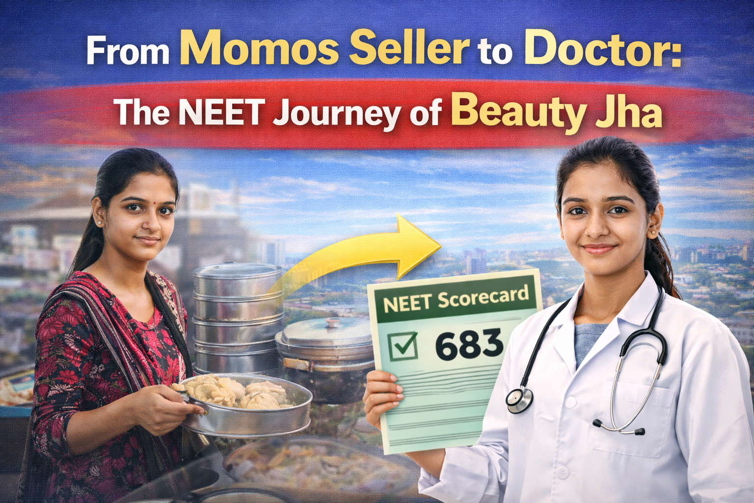 From Momos Seller to Doctor: The NEET Journey of Beauty Jha